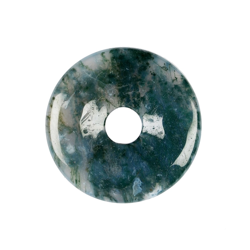 Agata muschiata a ciambella, 40 mm | Gemme Schreier, pietre curative e gioielli