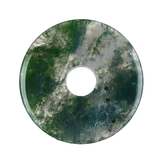 Donut Moss Agate, 50mm | wholesaler - gems, precious & healing stones, jewelry