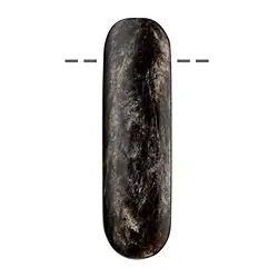 0411595609 Cabochon ovale long, Muscovite (stab.) percée, 6,0cm | Marco Schreier