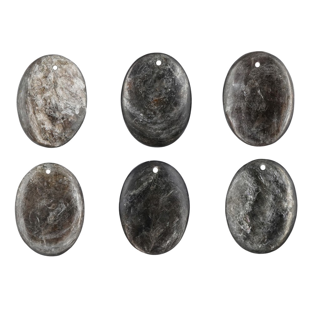 Cabachon Muscovite (stab.) perc&#xE9;e frontale (6 pcs/UC) | Marco Schreier