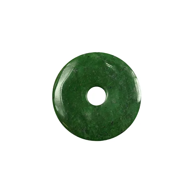 Nefrita donut, 30mm | Schreier piedras preciosas, piedras curativas y joyería