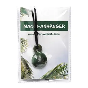 Maori pendant Loop with insert in pouch | wholesaler gems & healing stones