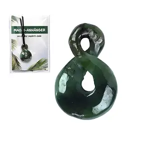 Maori pendant Loop with insert in pouch | wholesaler gems & healing stones