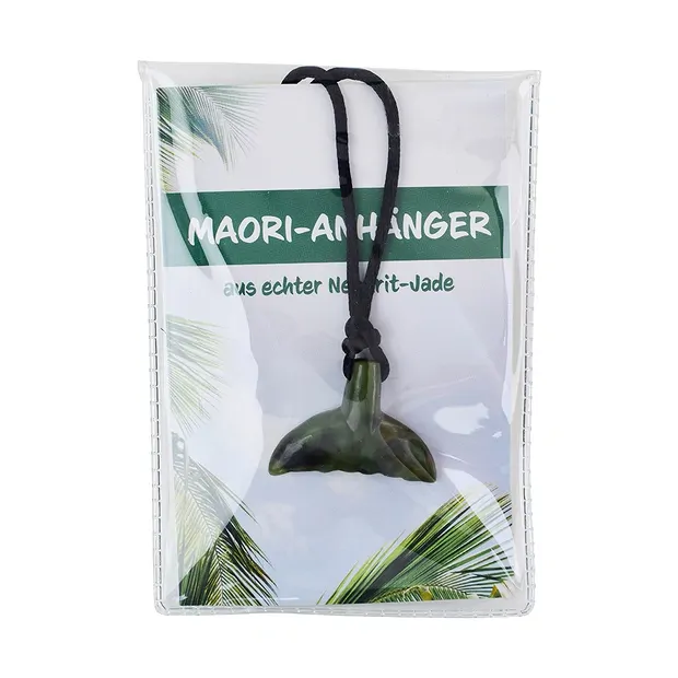 Ciondolo Maori a forma di pinna di balena con inserto in astuccio | Marco Schreier