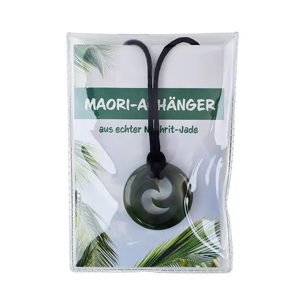 Maori-Anhänger Wellen mit Beileger in Pouch | Edelsteine, Heilsteine & Schmuck