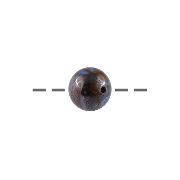 Sfera Opale Boulder forata, 10 mm, foro 1 mm (6 pz./ UC) | Marco Schreier