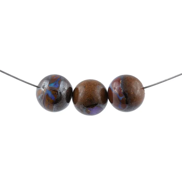 Opale Boulder forato, 15 mm, foro da 1 mm | grossista gemme e pietre curative