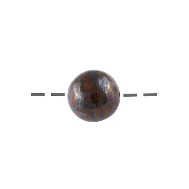 Opale Boulder forato, 15 mm, foro da 1 mm | grossista gemme e pietre curative