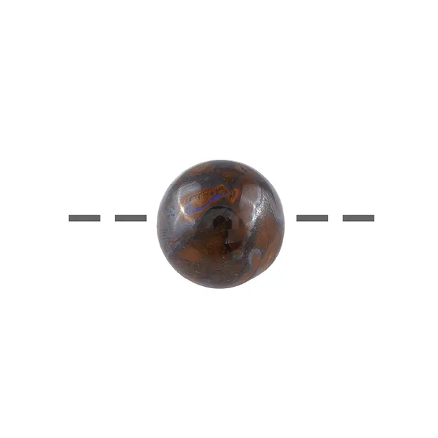 Boulder Opal ball drilled, 20mm, 1mm hole | wholesaler gems & healing stones