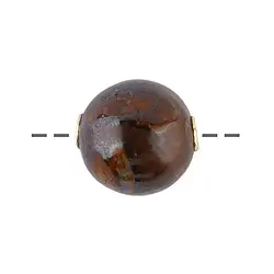 0412096818 Schmuckkugel Boulder-Opal 18mm, vergoldet | GH Edelsteine, Heilsteine & Schmuck