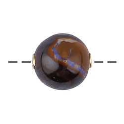 0412096820 Schmuckkugel Boulder-Opal 20mm, vergoldet | GH Edelsteine, Heilsteine & Schmuck