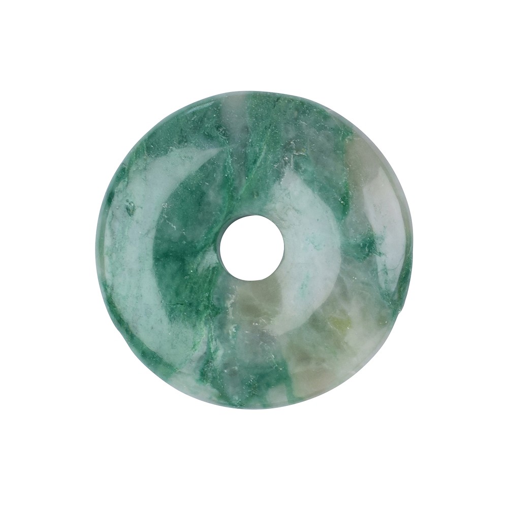 Ciambella Prasem, 40 mm | Ingrosso Schreier; gemme, pietre curative e gioielli