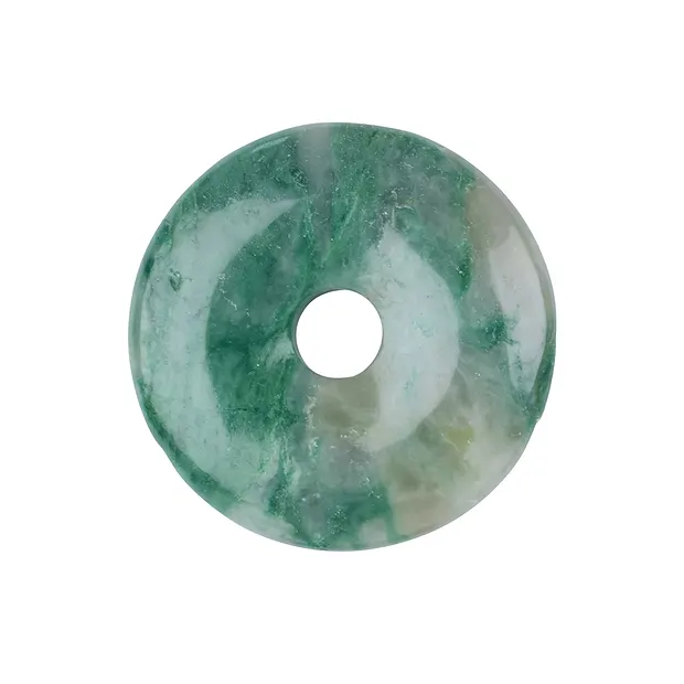 Donut Prasem, 40mm | Marco Schreier Großhändler Edelsteine, Heilsteine & Schmuck