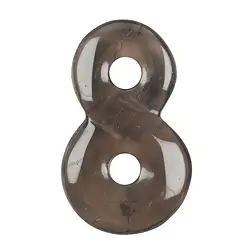 0412896029 Collana "Infinity" Quarzo fumé, 4 cm | grossista gemme e pietre curative