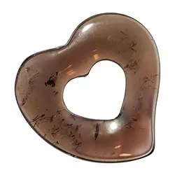 0412896034 Rainure laterale "cœur à cœur" Quartz fumé, env. 5cm | Marco Schreier