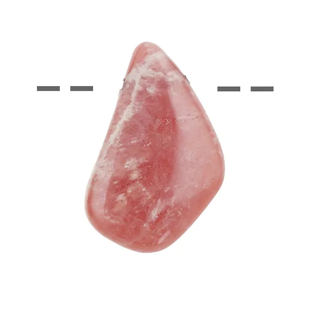 Freeform Rhodochrosite drilled, 3.5 - 4.5cm | wholesaler gems & healing stones