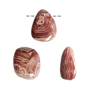 Pietra burattata Rodocrosite (Perù) forata, 3,5 cm | Marco Schreier