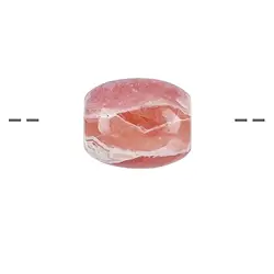 0413093214 Fusto di Rodocrosite forato, 1,2 - 1,7 cm | grossista gemme e pietre curative