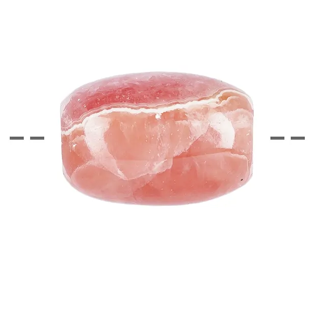 Fusto di Rodocrosite forato, 1,7 - 2,1 cm | grossista gemme e pietre curative