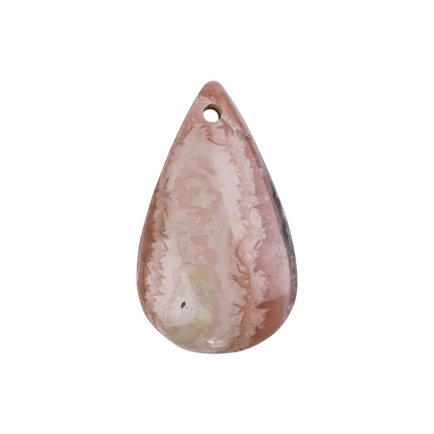 Cabochon Freeform Rhodochrosite percée frontale, 3,5 - 4,5cm | Marco Schreier