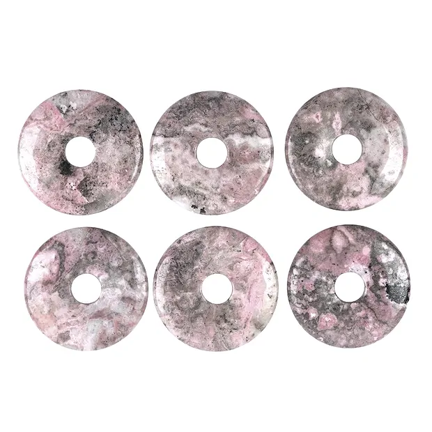 Donut Rhodonite B+/B- (Peru), 50mm | wholesaler gems, healing stones & jewelry