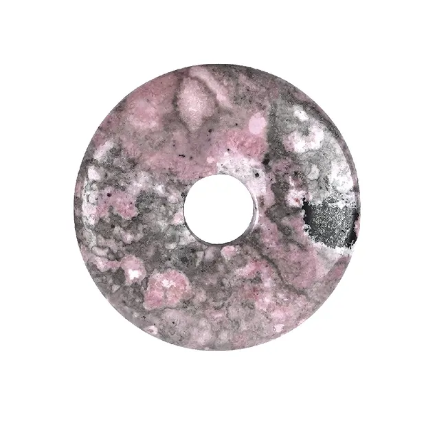 Donut Rhodonit B+/B- (Peru), 50mm | Großhändler Edelsteine, Heilsteine & Schmuck
