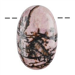 0413192300 Small Palmstone Rhodonite drilled | wholesaler gems, healing stones &amp; jewelry