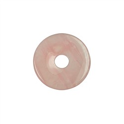 0413300300 Ciambella di quarzo rosa, 30 mm | gemme, pietre curative e gioielli all&#x27;ingrosso