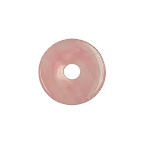 Donut Rose Quartz, 30mm | wholesaler - gems, precious & healing stones, jewelry