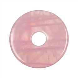 0413300500 Ciambella di quarzo rosa, 50 mm | gemme, pietre curative e gioielli all&#x27;ingrosso