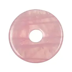 0413300500 Donut Rosenquarz, 50mm | Schreier Großhändler Edelsteine, Heilsteine & Schmuck
