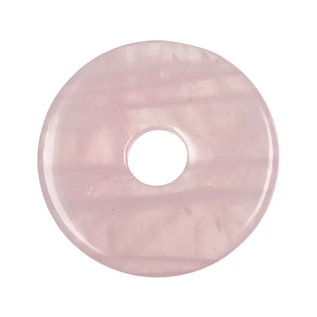 Donut Rosenquarz, 50mm | Schreier Großhändler Edelsteine, Heilsteine & Schmuck