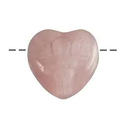 0413390627 Angel heart Rose Quartz | wholesaler - gems, precious & healing stones, jewelry