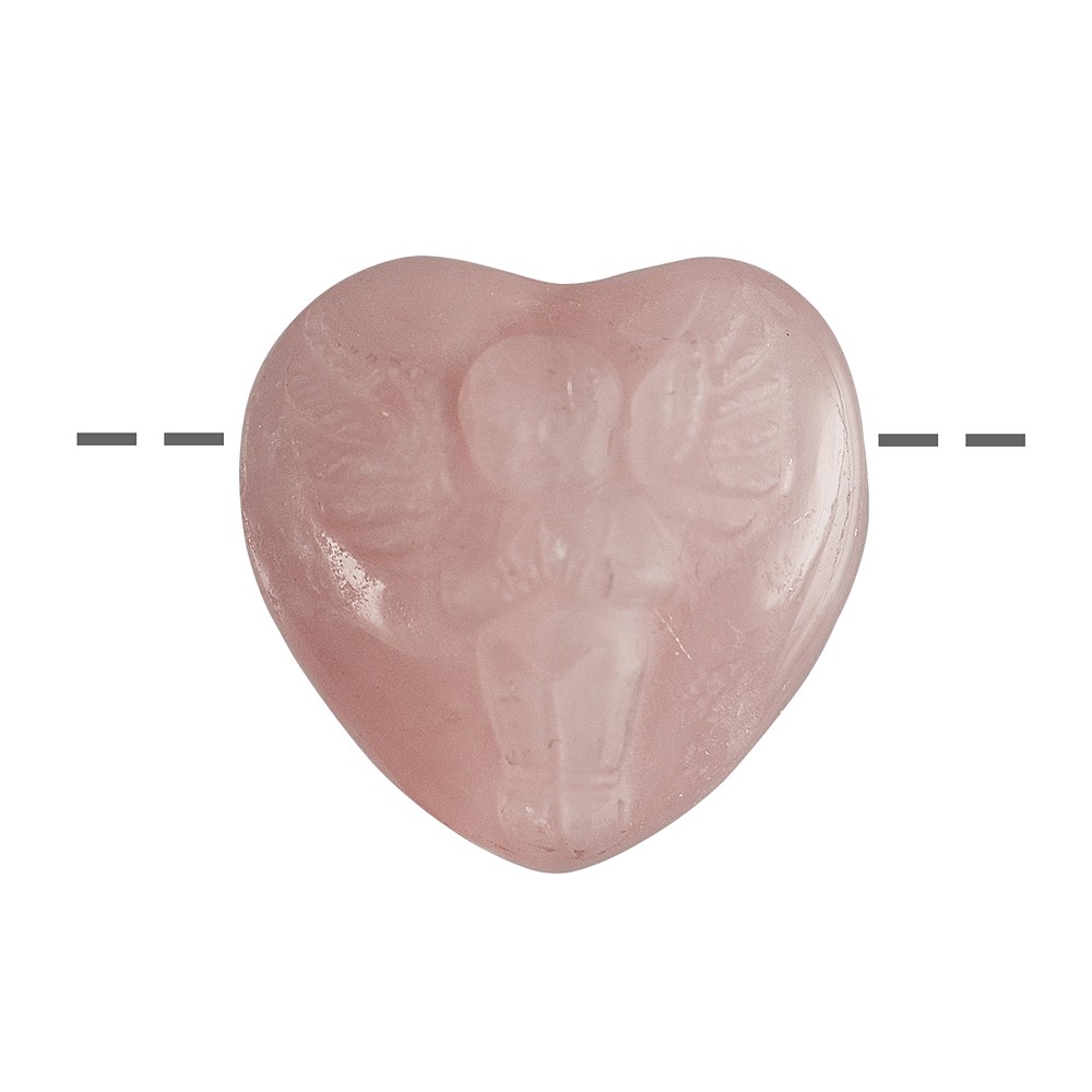Engel-Herz Rosenquarz | Schreier Großhändler Edelsteine, Heilsteine & Schmuck