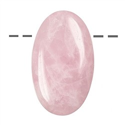 0413392300 Small Palmstone Rose Quartz drilled | wholesaler gems, healing stones &amp; jewelry