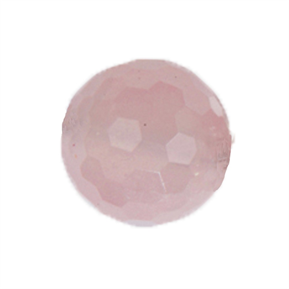 Boule de Quartz rose percée à facettes, 12mm | Marco Schreier