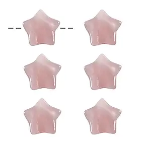 Étoile Quartz rose percée, 15mm  | Marco Schreier