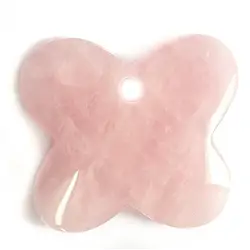 0413396041 Farfalla Quarzo rosa forata, 6,0cm | Gemme Schreier, pietre curative e gioielli