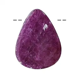 0413593097 Trommelstein Rubin AAA gebohrt, 2,5 - 3,3cm | Edelsteine, Heilsteine & Schmuck