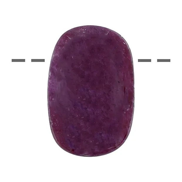 Trommelstein Rubin AAA gebohrt, 3,3 - 4,0cm | Edelsteine, Heilsteine & Schmuck