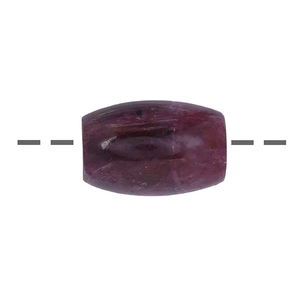 Tönnchen Rubin gebohrt, 1,8-2,2 x 1,4-1,6cm | Edelsteine, Heilsteine & Schmuck