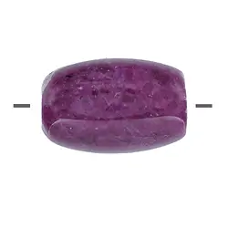 0413593216 Drilled Ruby barrel, 2.2-2.6 x 1.6-2.0cm | wholesaler gems & healing stones