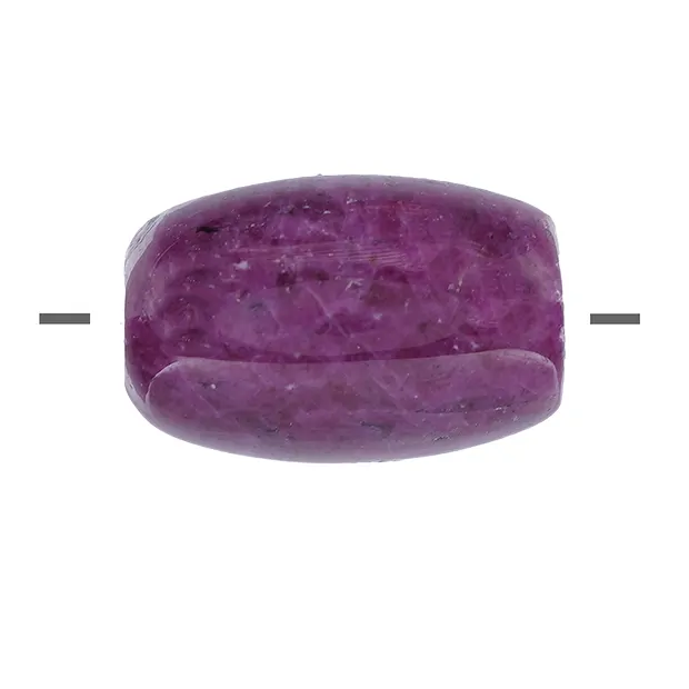 Drilled Ruby barrel, 2.2-2.6 x 1.6-2.0cm | wholesaler gems & healing stones