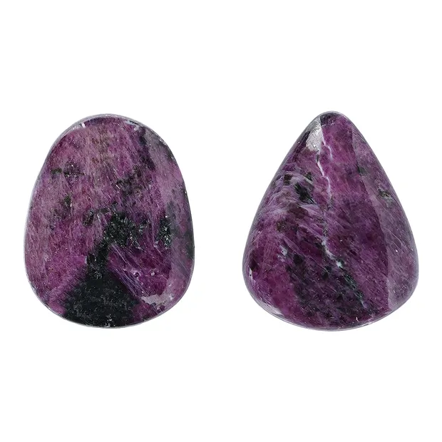 Piedra rodada de Rubí AA perforado, 2,5 - 3,3cm | Marco Schreier