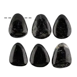 0413893002 Trommelstein Schörl (stab.) gebohrt | Schreier Edelsteine, Heilsteine & Schmuck