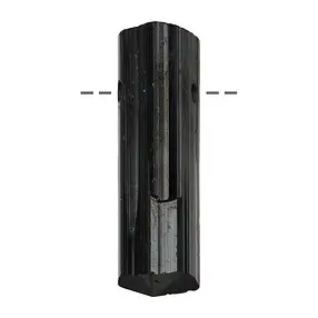 Schorl di cristallo grezzo forato, 5,0 cm (grande) | Marco Schreier