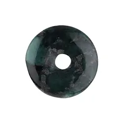 0414400400 Emerald in Matrix donut, 40mm | minerals trade - gems, healing stones & jewelry