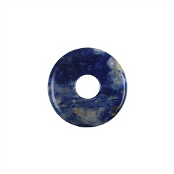 0414600300 Donut Sodalite, 30mm | Pierres précieuses, pierres thérapeutiques & bijoux