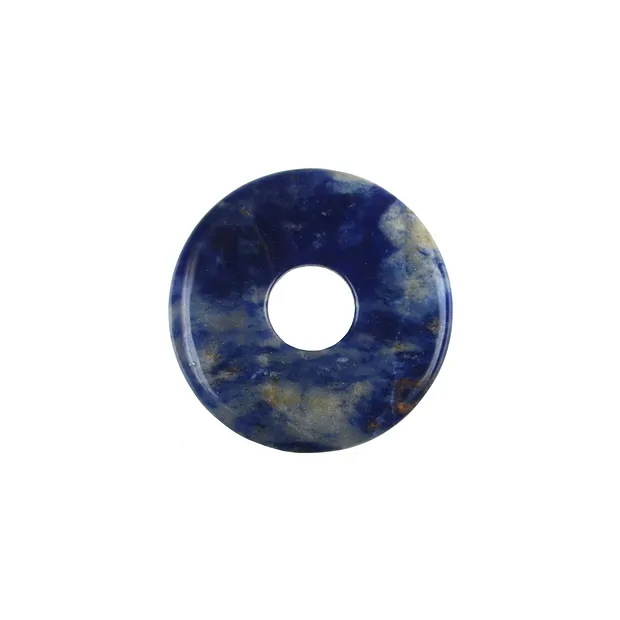 Donut Sodalite, 30mm | Pierres précieuses, pierres thérapeutiques & bijoux