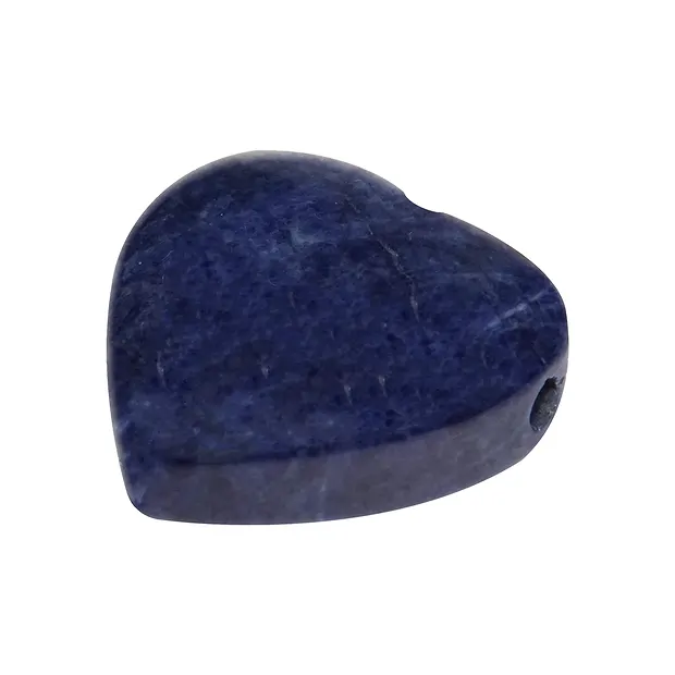 Heart Sodalite (extra) drilled, 2.5cm | wholesale gems, healing stones & jewelry
